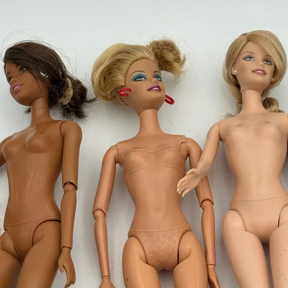 Barbie Doll Lot 11pc Nude Bodies Parts for OOAK Customizing Made to Move Disney